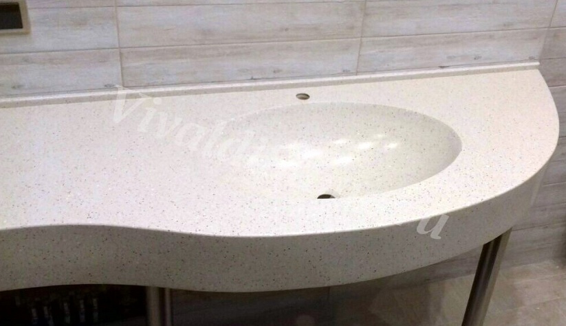Столешница для ванной из искусственного камня Grandex A-417