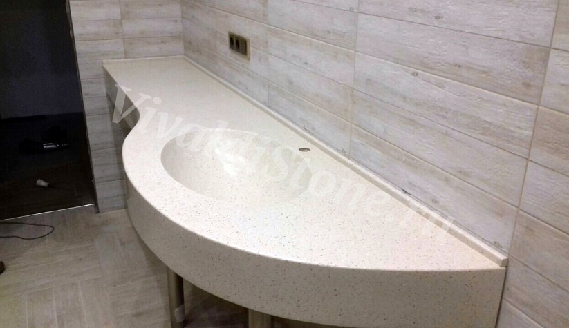 Столешница для ванной из искусственного камня Grandex A-417